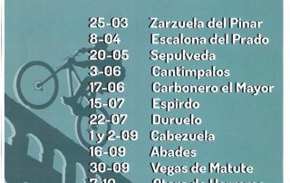 Circuito BTT Segoviano. Segovia 2018.