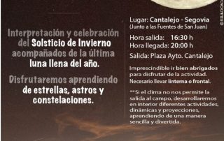 Rutas nocturnas 2018. Cantalejo.