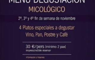 Menú micológico