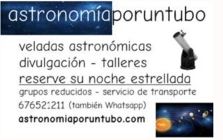 Astronomía por un tubo
