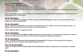 Programa Navideño Coca 2023.