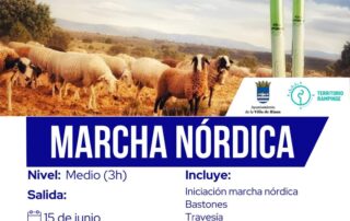 Marcha Nórdica. Feria del Esquileo en Riaza.