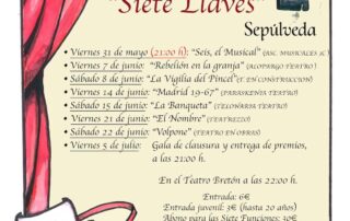 XII Certamen de Teatro Aficionado 'Siete Llaves' de Sepúlveda