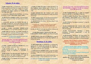 Fiesta de los Fueros 2024 Fuero Breve y Fuero Extenso