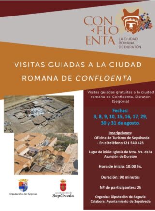 Visitas guiadas gratuitas a la ciudad romana de Confloenta Duratón Segovia