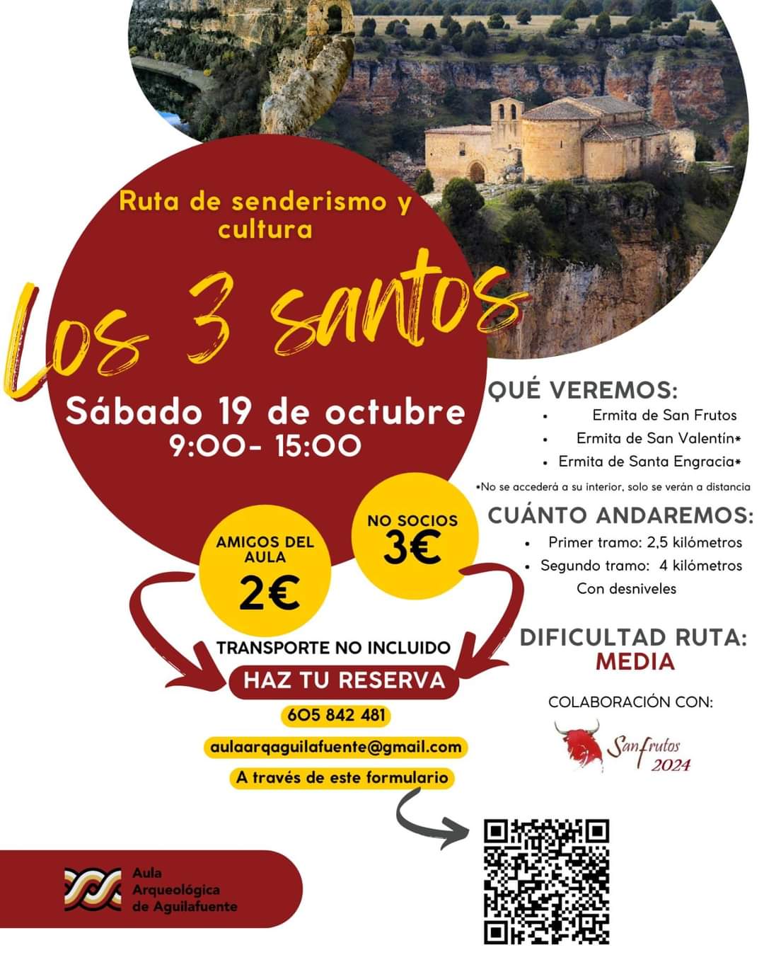 Ruta de Senderismo y Cultura Los 3 Santos