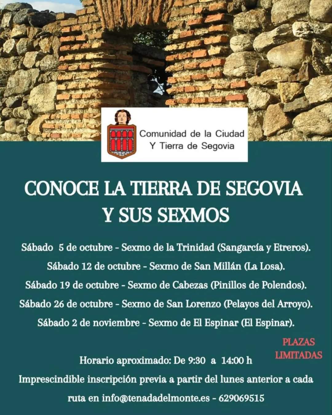 Rutas gratuitas por la provincia de Segovia