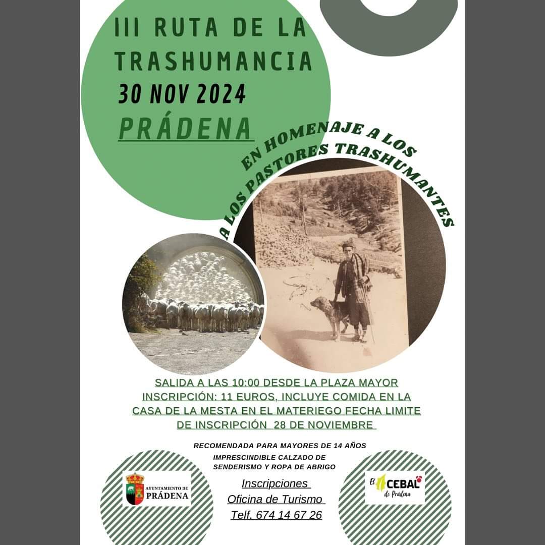 III Ruta de la Trashumancia 2024 de Prádena