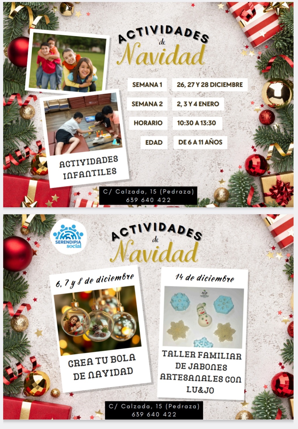 Actividades Navideñas en Pedraza.