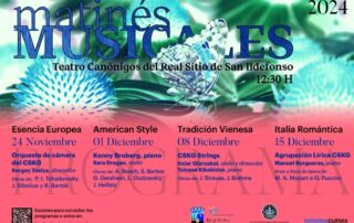 Matinés Musicales 2024. Real Sitio de San Ildefonso.