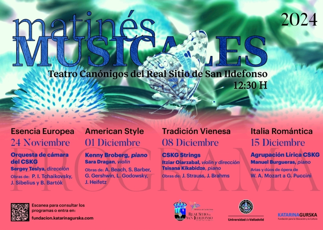 Matinés Musicales 2024. Real Sitio de San Ildefonso.