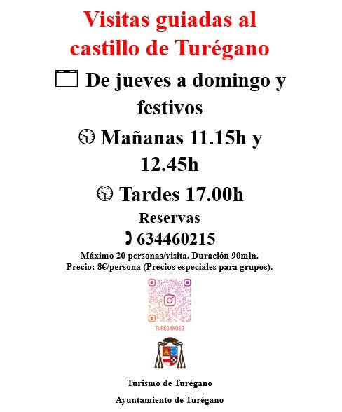 visitas guiadas al castillo de Turégano