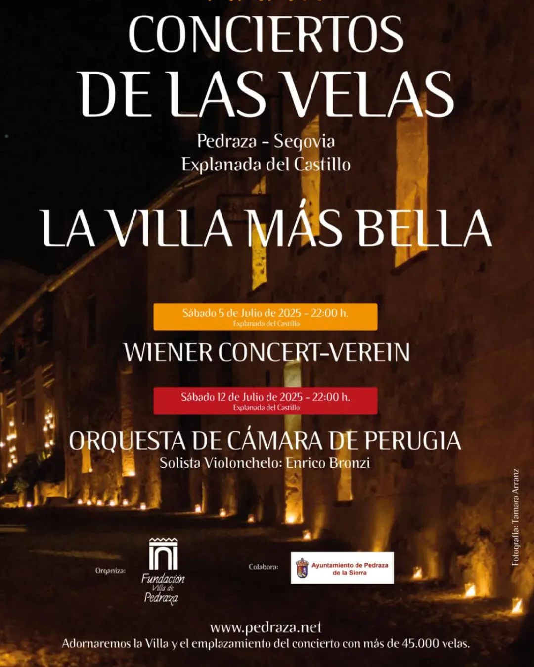 Concierto de las Velas de Pedraza 2025