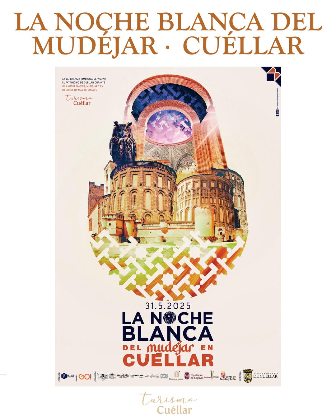 Noche Blanca del Patrimonio Mudéjar. Cuéllar.