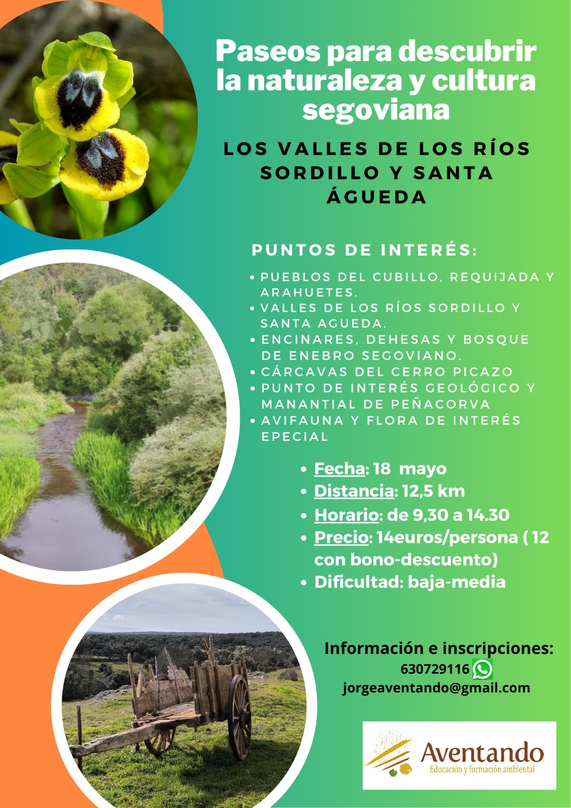 Rutas por los ríos Sordillo y Santa Águeda