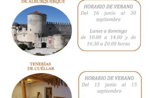 Horarios de Verano Turismo Cuéllar