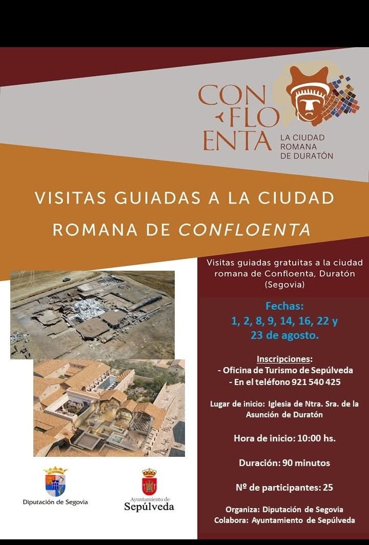 Visitas guiadas a la ciudad romana de Confloenta en Duratón