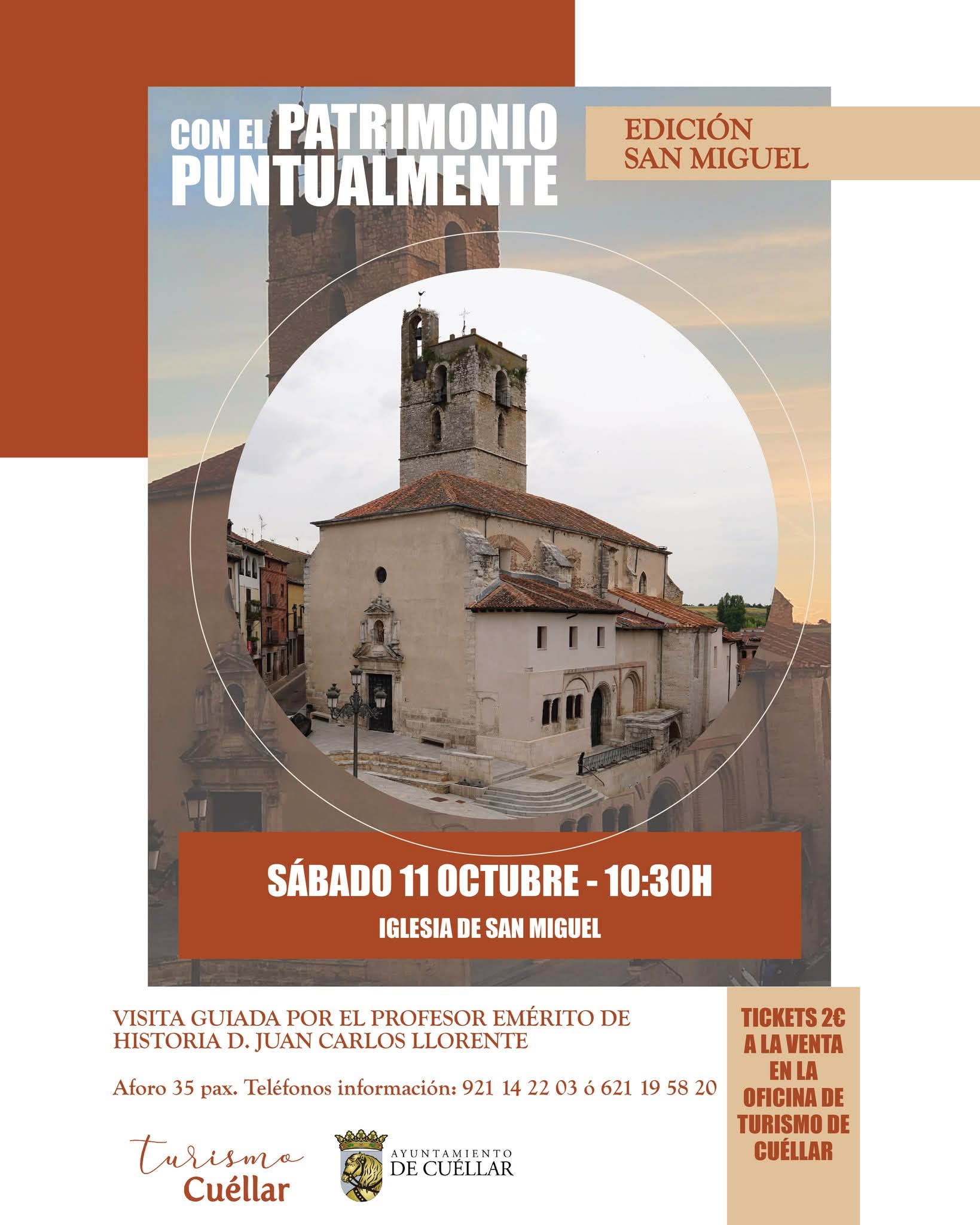 Con el Patrimonio Puntualmente. Cuéllar.