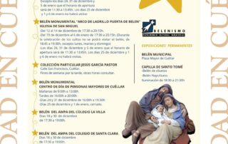 Ruta de belenes Cuéllar 2025-2026.