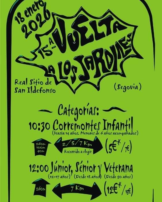 Vuelta a Los Jardines de La Granja