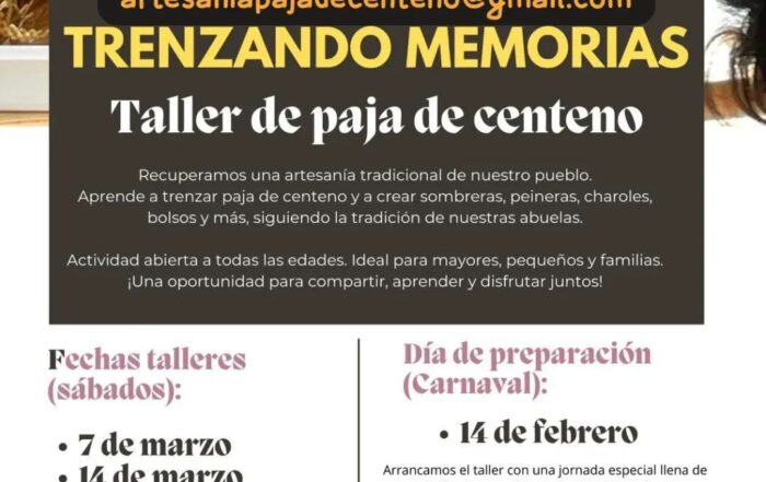 Taller de Trenzado. San Pedro de Gaillos.