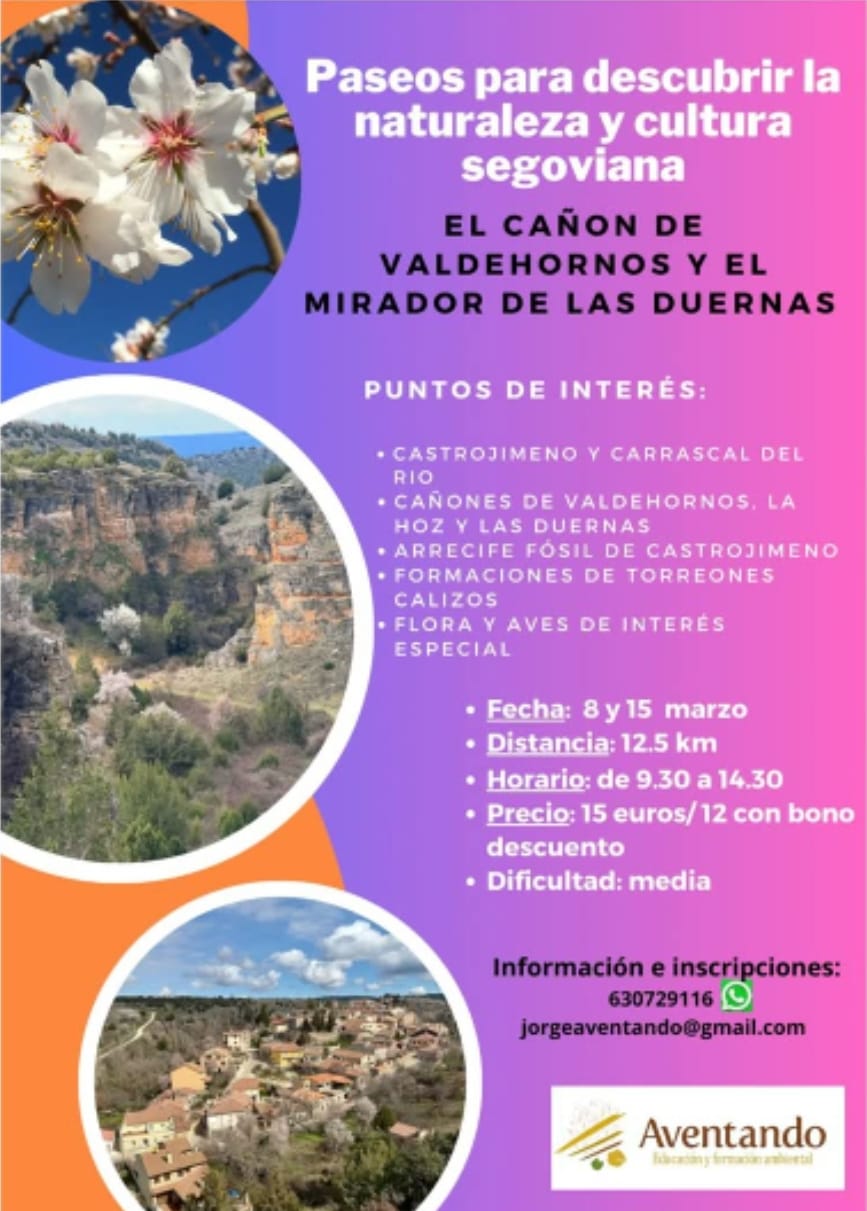 paseos para descubrir la naturaleza y cultura segoviana.