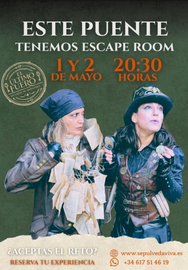 Escape room teatralizado en Sepúlveda.