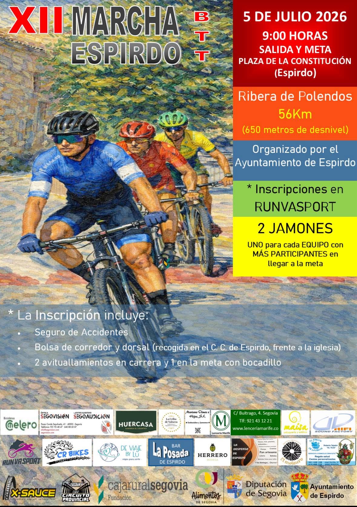 XII Marcha BTT Espirdo 2026 – Paraje de Polendos