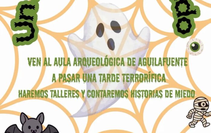 Halloween en el Aula Arqueológica de Aguilafuente.