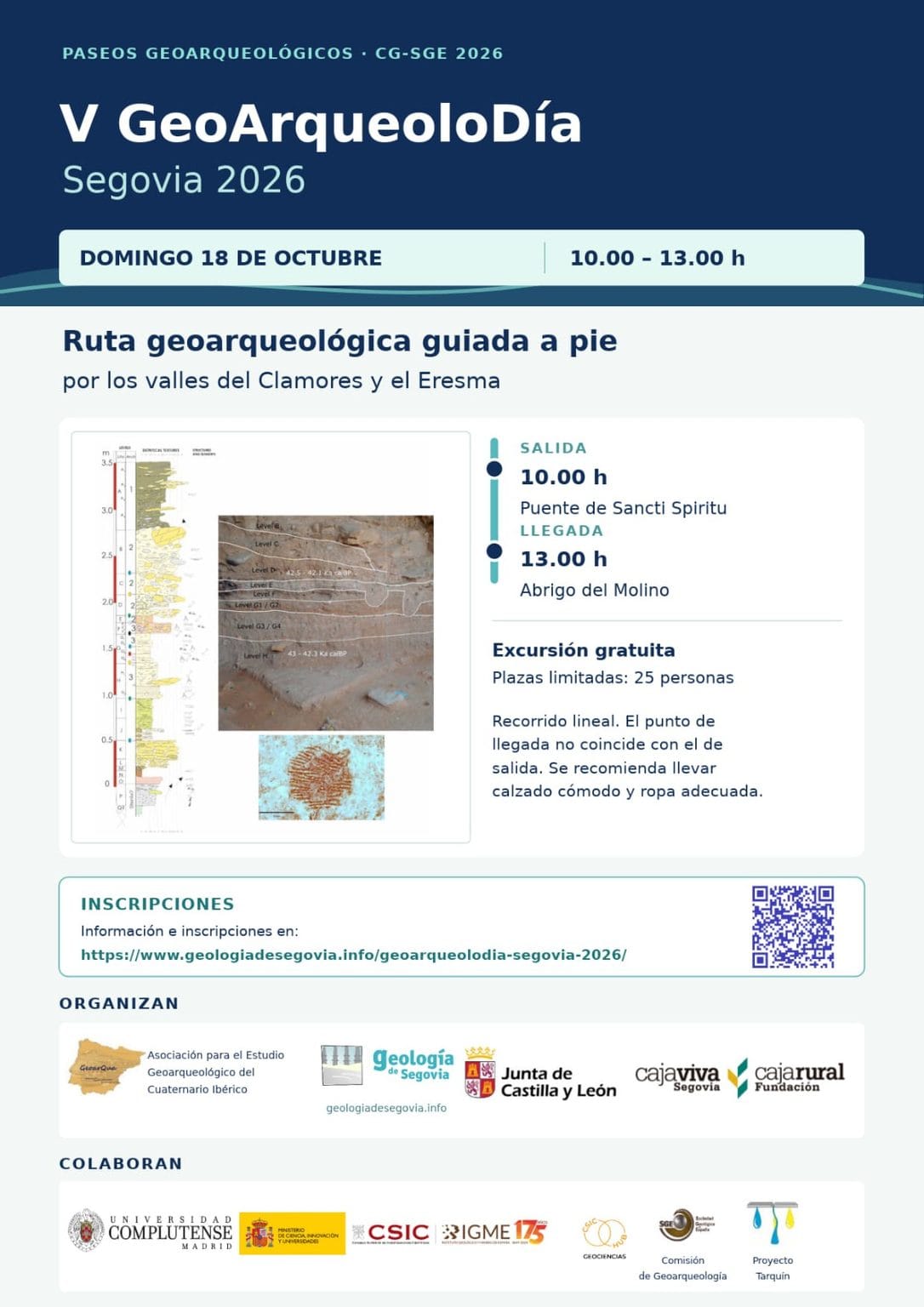 V GeoArqueoloDía Segovia 2026